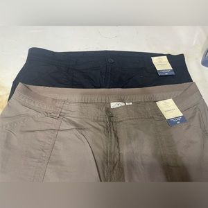 2pair!  St John Bay mud ride Bermuda shorts NWT